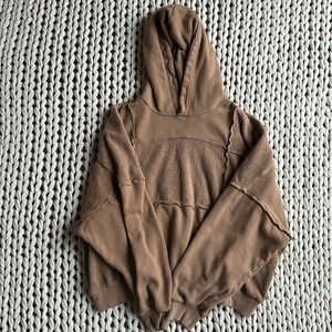 AERIE PATCHWORK HOODIE [S]